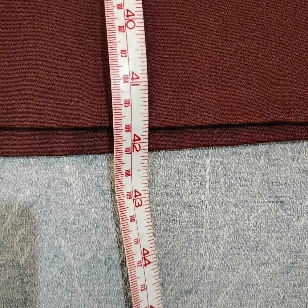 Danny & Nichol New York Women's Brown Double  Breasted Trench Coat Size 14P - Picture 9 of 11